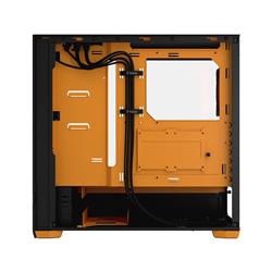 FRACTAL DESIGN Pop Air RGB Black Orange Core TG ATX High-Airflow Clear Tempered Glass Window Mid Tower Computer Case