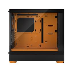 FRACTAL DESIGN Pop Air RGB Black Orange Core TG ATX High-Airflow Clear Tempered Glass Window Mid Tower Computer Case