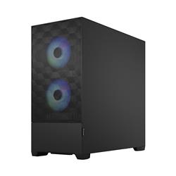 FRACTAL DESIGN Pop Air RGB Black TG ATX High-Airflow Clear Tempered Glass Window Mid Tower Computer Case