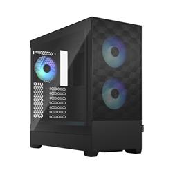 FRACTAL DESIGN Pop Air RGB Black TG ATX High-Airflow Clear Tempered Glass Window Mid Tower Computer Case