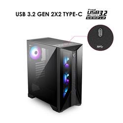 MSI MPG GUNGNIR 120R, ATX Mid Tower, USD 3.1 Type-C x 1, USB 3.1 Gen1 x 2, Fan Included x 4, ARGB(Open Box)