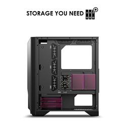 MSI MPG GUNGNIR 120R, ATX Mid Tower, USD 3.1 Type-C x 1, USB 3.1 Gen1 x 2, Fan Included x 4, ARGB(Open Box)