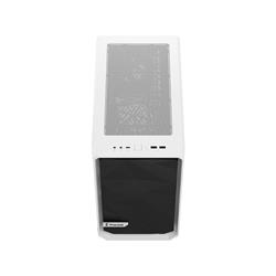Fractal Design Meshify 2 Nano White TG Mini ITX High-Airflow Clear Tempered Glass Window Computer Case(Open Box)