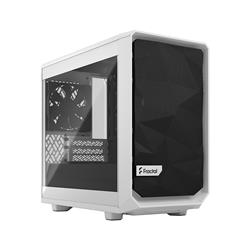 Fractal Design Meshify 2 Nano White TG Mini ITX High-Airflow Clear Tempered Glass Window Computer Case(Open Box)