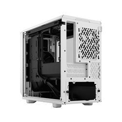 Fractal Design Meshify 2 Nano White TG Mini ITX High-Airflow Clear Tempered Glass Window Computer Case(Open Box)
