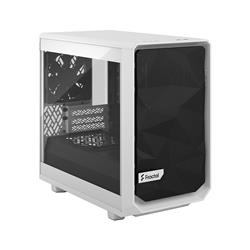 Fractal Design Meshify 2 Nano White TG Mini ITX High-Airflow Clear Tempered Glass Window Computer Case(Open Box)