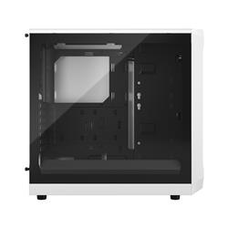 FRACTAL DESIGN Focus 2 White ATX mATX Mini ITX Clear Tinted Tempered Glass Mid Tower Computer Case