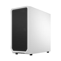 FRACTAL DESIGN Focus 2 White ATX mATX Mini ITX Clear Tinted Tempered Glass Mid Tower Computer Case