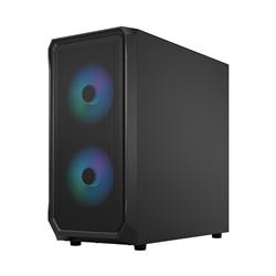 FRACTAL DESIGN Focus 2 RGB Black ATX mATX Mini ITX Clear Tinted Tempered Glass Mid Tower Computer Case