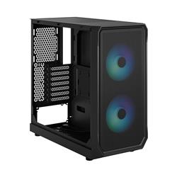 FRACTAL DESIGN Focus 2 RGB Black ATX mATX Mini ITX Clear Tinted Tempered Glass Mid Tower Computer Case