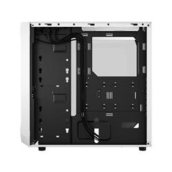 Fractal Design Focus 2 RGB White ATX mATX Mini ITX Clear Tinted Tempered Glass Mid Tower Computer Case(Open Box)