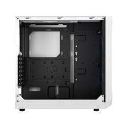 Fractal Design Focus 2 RGB White ATX mATX Mini ITX Clear Tinted Tempered Glass Mid Tower Computer Case(Open Box)