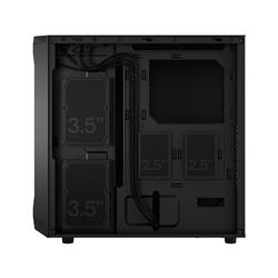 FRACTAL DESIGN Focus 2 Black ATX mATX Mini ITX Solid Mid Tower Computer Case