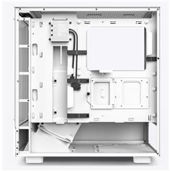 oîtier NZXT H5 Elite ATX de milieu de tour compact (blanc/noir