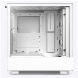 oîtier NZXT H5 Elite ATX de milieu de tour compact (blanc/noir
