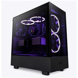 Nzxt H5 Elite Compact Mid-tower ATX case (Black/Black)