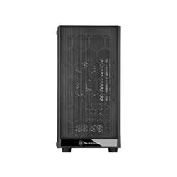 Silverstone Precision (SST-PS15B) Micro-ATX, Mini-DTX - All Black Painted Interior for Stylish Look, USB 3.0 Type-A x 2