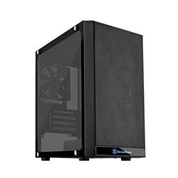 SilverStone Precision PS15 Tempered Glass Micro-ATX Case - Black(Open Box)