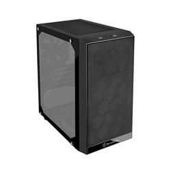 SilverStone Precision PS15 Tempered Glass Micro-ATX Case - Black(Open Box)