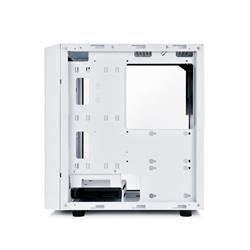 SilverStone Precision PS15 Tempered Glass Micro-ATX Case - White