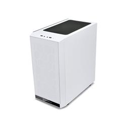 SilverStone Precision PS15 Tempered Glass Micro-ATX Case - White