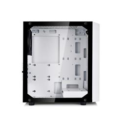 SilverStone Precision PS15 Tempered Glass Micro-ATX Case - White