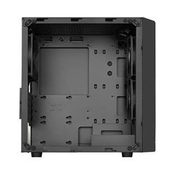 SilverStone Technology SST-PS15B-RGB Micro-ATX Computer Case with Tempered Glass and 2 X RGB Front Intake Fans PS15B-RGB(Ope...