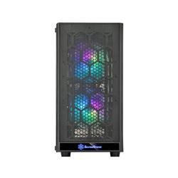 SilverStone Precision PS15 PRO ARGB Tempered Glass ARGB Micro-ATX Case - Black