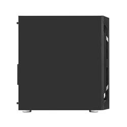 SilverStone FARA H1M Tempered Glass Micro-ATX Case - Black