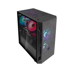 SilverStone FARA H1M Tempered Glass Micro-ATX Case - Black