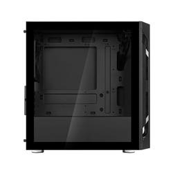 SilverStone FARA H1M Tempered Glass Micro-ATX Case - Black