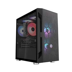 SilverStone FARA H1M Tempered Glass Micro-ATX Case - Black