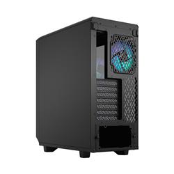 Fractal Design Meshify 2 Compact Lite RGB Black TG High-Airflow Light Tinted Tempered Glass Window PC ATX Mid Tower Computer...