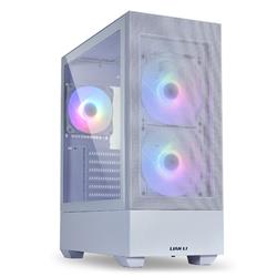 LIAN LI Lancool 205 Mesh C Tempered Glass ATX Mid-Tower Computer Case - White