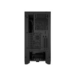 CORSAIR iCUE 4000D RGB Airflow Mid-Tower Case, Black - 3x AF120 RGB ELITE Fans - iCUE Lighting Node PRO Controller - High-Airfl