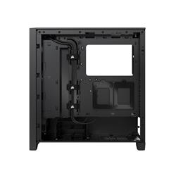 CORSAIR iCUE 4000D RGB Airflow Mid-Tower Case, Black - 3x AF120 RGB ELITE Fans - iCUE Lighting Node PRO Controller - High-Airfl