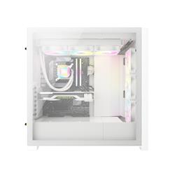 CORSAIR iCUE 5000D RGB Airflow Mid-Tower Case, True White - 3x AF120 RGB ELITE - White Fans - iCUE Lighting Node PRO Control...