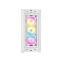 CORSAIR iCUE 5000D RGB Airflow Mid-Tower Case, True White - 3x AF120 RGB ELITE - White Fans - iCUE Lighting Node PRO Control...