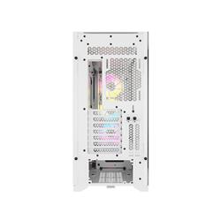 CORSAIR iCUE 5000D RGB Airflow Mid-Tower Case, True White - 3x AF120 RGB ELITE - White Fans - iCUE Lighting Node PRO Control...