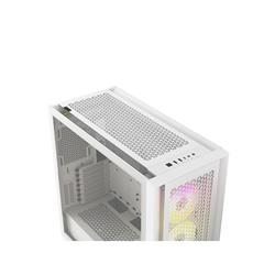 CORSAIR iCUE 5000D RGB Airflow Mid-Tower Case, True White - 3x AF120 RGB ELITE - White Fans - iCUE Lighting Node PRO Control...