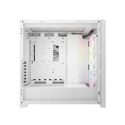 CORSAIR iCUE 5000D RGB Airflow Mid-Tower Case, True White - 3x AF120 RGB ELITE - White Fans - iCUE Lighting Node PRO Control...