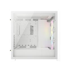 CORSAIR iCUE 5000D RGB Airflow Mid-Tower Case, True White - 3x AF120 RGB ELITE - White Fans - iCUE Lighting Node PRO Control...