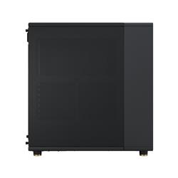 FRACTAL DESIGN North ATX mATX Mid Tower PC Case - Charcoal Black Chassis with Walnut Front and Mesh Side Panel