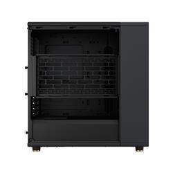 FRACTAL DESIGN North ATX mATX Mid Tower PC Case - Charcoal Black Chassis with Walnut Front and Mesh Side Panel