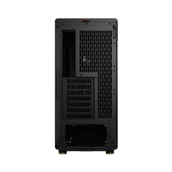 FRACTAL DESIGN North ATX mATX Mid Tower PC Case - Charcoal Black Chassis with Walnut Front and Mesh Side Panel