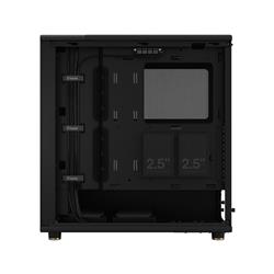 FRACTAL DESIGN North ATX mATX Mid Tower PC Case - Charcoal Black Chassis with Walnut Front and Mesh Side Panel