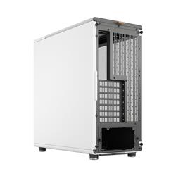 FRACTAL DESIGN North ATX mATX Mid Tower PC Case - Chalk White Chassis with Oak Front and Light Tinted TG Side Panel