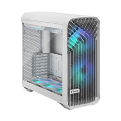 FRACTAL DESIGN Torrent RGB White E-ATX Tempered Glass Window High-Airflow Mid Tower Computer Case