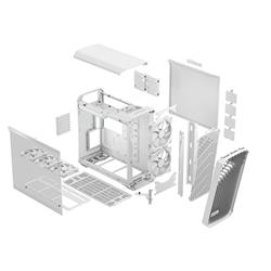 FRACTAL DESIGN Torrent RGB White E-ATX Tempered Glass Window High-Airflow Mid Tower Computer Case