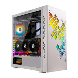 Bitfenix Tracery Mid Tower Case With 2 included White fans 120 cm